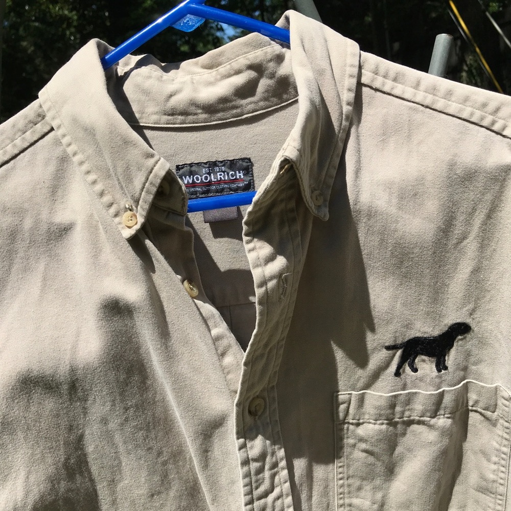 Woolrich rugged black dog work shirt - Picture 11 of 14